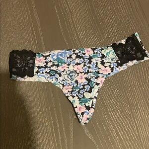 Floral Lace thong panties